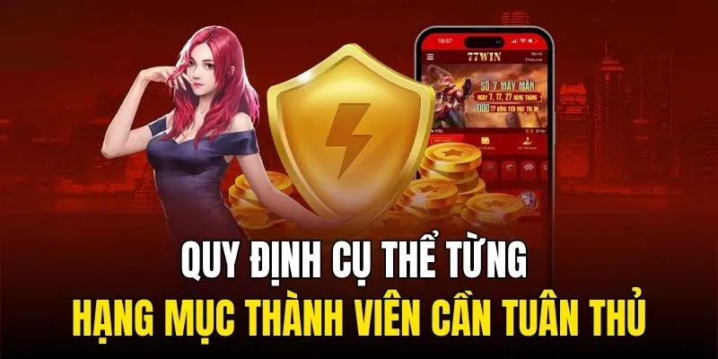 Mỗi điều khoản đều quy định cụ thể từng hạng mục thành viên cần tuân thủ