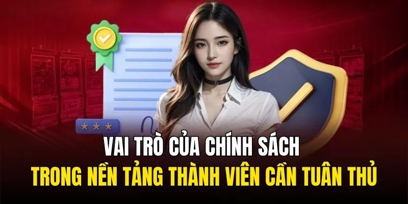 Vai trò của chính sách trong nền tảng trực tuyến thành viên cần tuân thủ